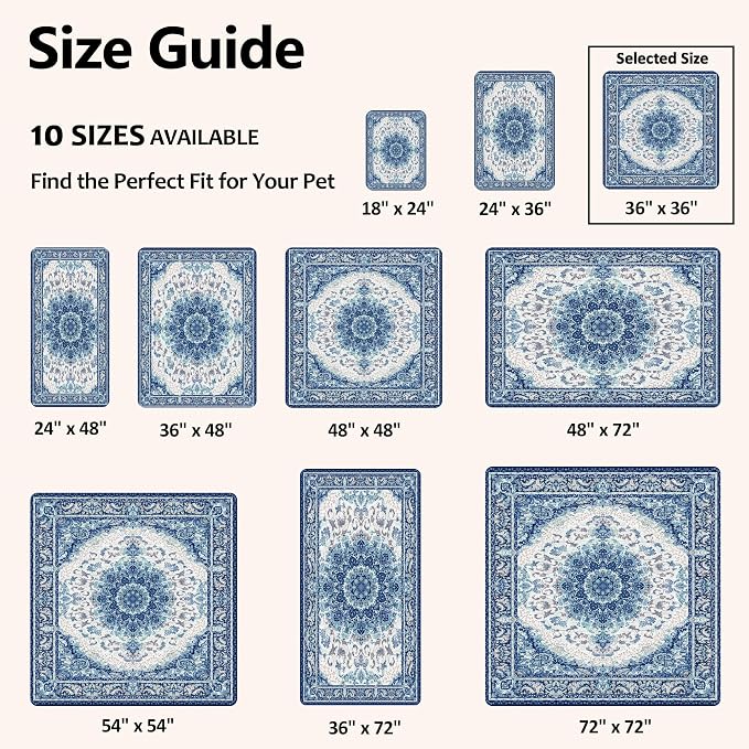 Washable Pee Pads for Dogs, Reusable Puppy Potty Training Pads, Ultra-Absorbent Thick Waterproof Leak-Proof Non-Slip Pads & Mat for Crate, Playpen, Floor, Whelping & Housebreaking , 2 Pack 36"x36" - Image 4
