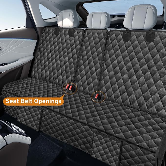 Dog Car Seat Cover for Back Seat for Honda CRV CR-V HRV 2027 2026 2025-2000 | Rear Seat Accessories Waterproof Pet Bench Backseat Covers - Image 2