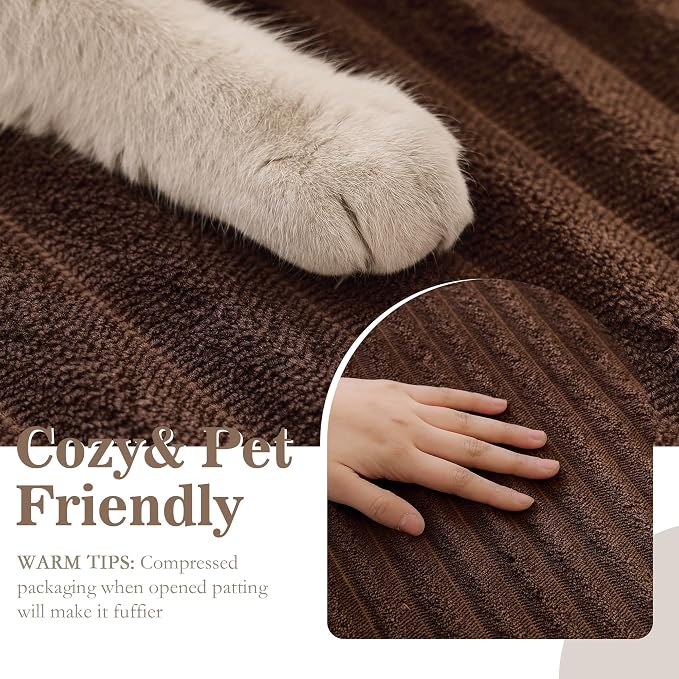 MYSKY HOME 100% Waterproof Couch Cover, Couch Covers for Dogs Washable, Non Slip Couch Covers for 2 Cushion Sofa Pet Friendly, Sofa Covers Slipcovers Furniture Protector Dog Bed Cover, Brown, 35"x63" - Image 5