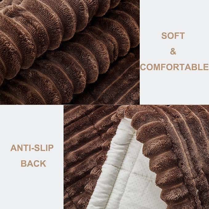 Mivnue Couch Cover for Dogs, Washable Non Slip Pet Sofa Furniture Protector | Thick Flannel & Anti-Slip Backing, Protect Couch Cover from Pet Hair, Dirt & Messes for Leather & Fabric Sofa and Loveseat - Image 3