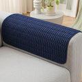 Foxdecor Couch Arm Covers for Sofa Arm Chair Covers Set of 2 | Sofa Arm Covers Cat Scratch Resistant Couch Protectors, Washable Armrest Cover Furniture Arm Covers, Dark Blue 30x30 in by Unknown
