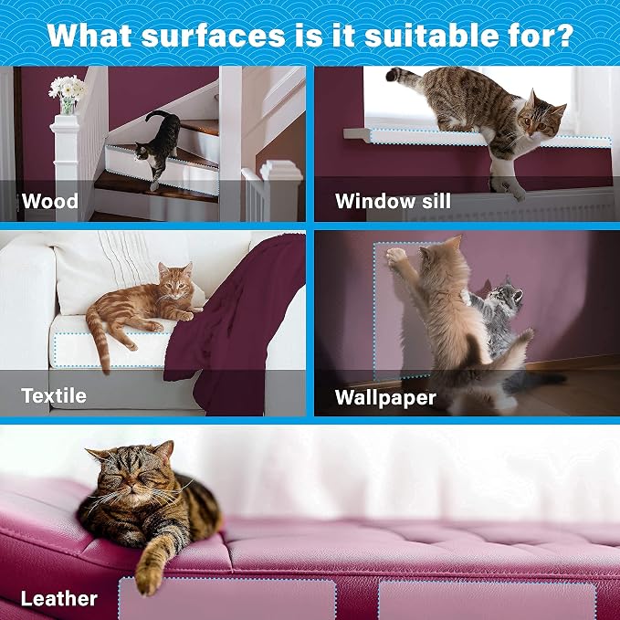 Cat Anti Scratch Furniture Protector - Couch Scratch Protector from Cats - Furniture Protection from Cat Scratching (8) - Image 2