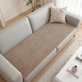 Foxdecor Couch Cover for Dogs Sofa Covers Non Slip Couch Pad Pet Friendly | Pet Couch Covers Washable Sofa Protector, Furniture Cover Couch Seat Protector for Living Room, Brown 28x94 Inch by Unknown