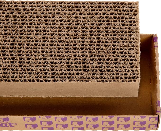 SmartyKat Super Scratcher Corrugated Cat Scratcher and Scratch Pad for Cats, Catnip Infused with Catnip, Scratchers for Indoor Cats and Kittens, Cardboard Scratching Post - Image 6