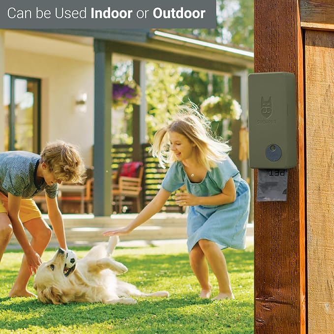 SVD.PET Dog Poop Bag Dispenser, Wall Mount Pet Waste Bag Dispenser Station | Weatherproof Outdoor or Indoor Bag Holder, Easy to Refill Magnetic Cover (Army Green, Dispenser only) - Image 3