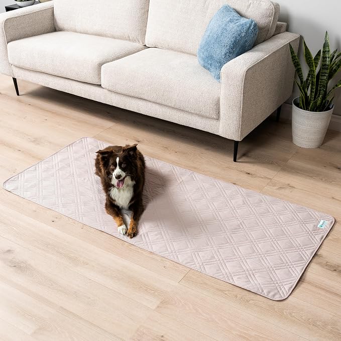 PetAmi Waterproof Couch Cover for Dog Nonslip Bed Sofa Blanket, 30x70 Beige - Image 2