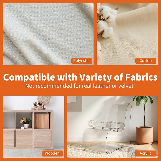 Cat Scratch Furniture Protector 12 Sheets with 50 Twist Pins XL 17" x 12" | Scratch Protector for Cats, Non-Toxic Safe for Kids & Pets, No Residue Couch Protector from Cat Scratching, Cuttable to Fit - Image 6