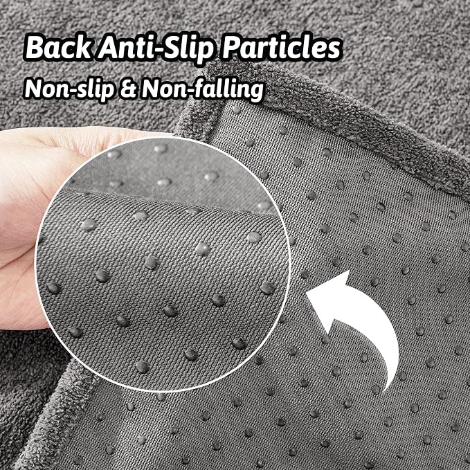 MEETSKY Couch Covers for 3 Cushion Couch Sofa Washable Cat Scratch Proof Sectional Couch Covers L Shape Sofa Cover Slipcovers Couch Furniture Protector for Pets Dogs Kids, 91" x 118", Grey - Image 4