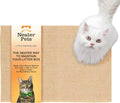 Neater Pets Jute Cat Litter Trapping Mat - Catches Spilled Litter Mess from Kitty Litter Box to Protect Floors, Soft on Cats Paws, Anti-Skid Backing, Easy to Clean, Beige, 24" x 36" by NeaterPetBrands
