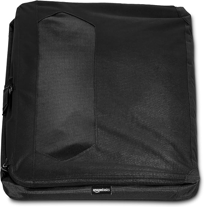 Amazon Basics Folding Portable Soft Pet Dog Crate Carrier Kennel, 42 x 31 x 31 inches, Black - Image 4