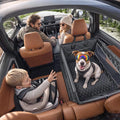 Doglike UNBREAK Hard Bottom Dog Car Seat for Back Seat Passenger Frinedly | [Military-Grade Protection], 450LB Ultra-Support Back Seat Extender for Dogs Carseat, Waterproof Pet Carseat L Size by DOGLIKE%C2%AEUS