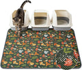 Unicorn Catcher 40"x30" Cat Litter Mat Machine Washable Litter Trapping Pad | Kitty Paw Friendly Padding With Breathable 3D Air Mesh Technology And A Non-Slip Base To Keep Home Floors Debris-Free by UnicornCatcher