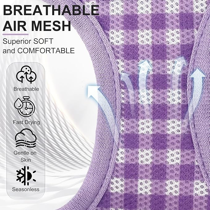 AIITLE Step in Small Dog Harness and Leash Set, Puppy Pet Vest, Purple S | Breathable Mesh, Adjustable Fit, No-Pull Reflective Design, Escape Proof, for Small-Medium Dogs, Outdoor Walking, Running - Image 7