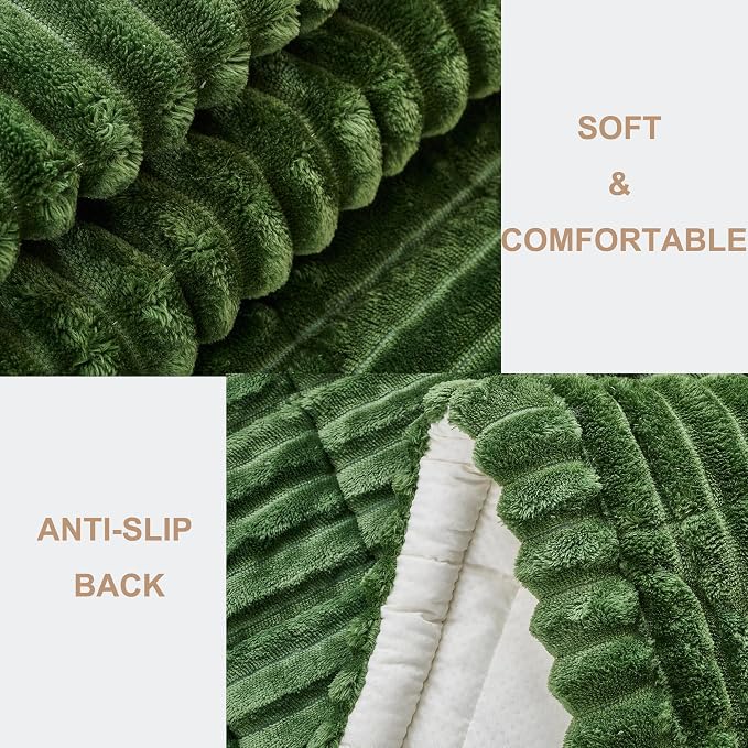 Mivnue Couch Cover for Dogs, Washable Non Slip Pet Sofa Furniture Protector | Thick Flannel & Anti-Slip Backing, Protect Couch Cover from Pet Hair, Dirt & Messes for Leather & Fabric Sofa and Loveseat - Image 3
