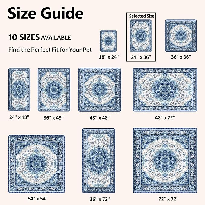Washable Pee Pads for Dogs 24"x36" 2 Pack Reusable Puppy Potty Pad | Super Absorbent Waterproof NonSlip LeakProof Crate&Playpen Floor Mat for Cats, Rabbits, Guinea Pigs, Whelping & Housebreaking - Image 4