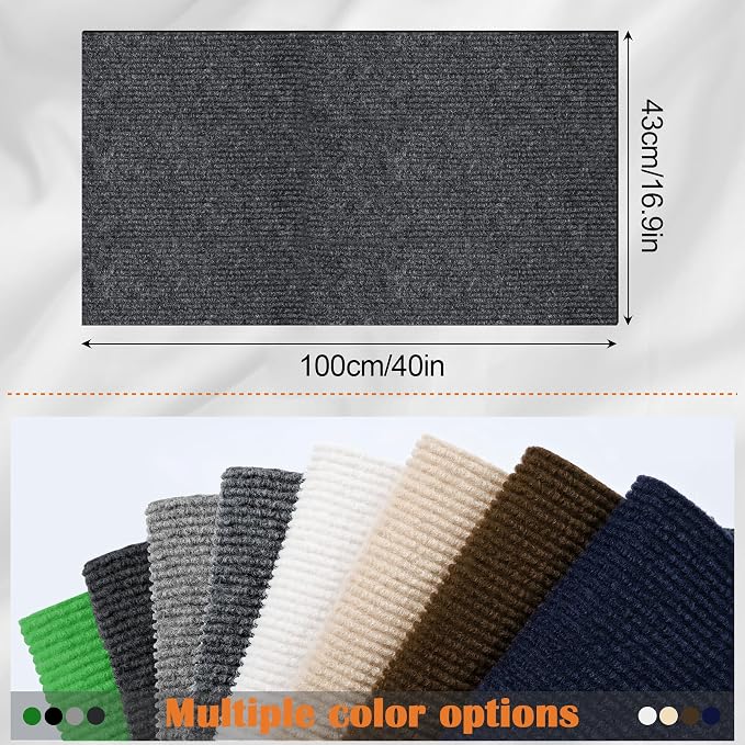 Cat Scratch Furniture Protector - 40" x 17" Trimmable Self-Adhesive Cats Claws Scratch Pads, DIY Cat Climbing Couch Protector for Scratch Post Cat Tree Replacement Indoor (Dark Gray) - Image 2