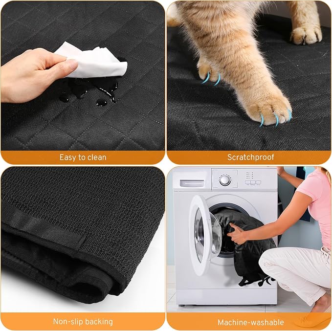 Dog Car Seat Cover for Back Seat for Honda CRV CR-V HRV 2027 2026 2025-2000 | Rear Seat Accessories Waterproof Pet Bench Backseat Covers - Image 5