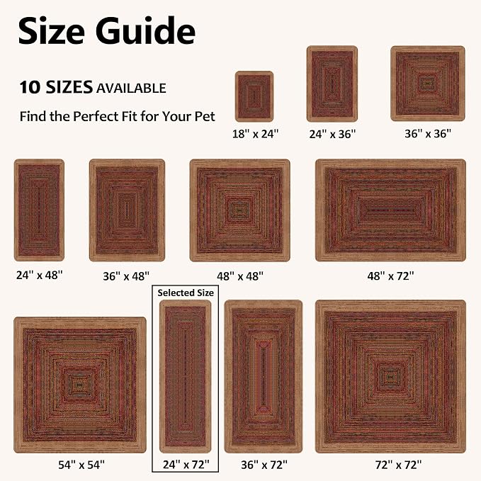Washable Pee Pads for Dogs 24"x72" 2 Pack Reusable Puppy Potty Pad | Super Absorbent Waterproof NonSlip LeakProof Crate&Playpen Floor Mat for Cats, Rabbits, Guinea Pigs, Whelping & Housebreaking - Image 4