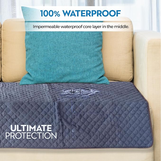 Outdoor Dog Blanket, Dog Blanket for Car, Waterproof Pet Blanket, Dog Bed Blankets, Car Dog Seat Cover, Furniture Protectors, Waterproof Picnic Blanket, Incontinent Bed Protector, 7 Layered - Image 9