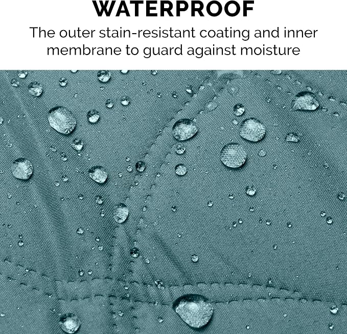 Furhaven Waterproof & Non-Slip Queen Size Mattress Cover Protector for Dogs & Cats, Washable, For Beds, Couches, & Car Seats - Quilted Twill Blanket Mattress Cover - Nile Blue, Large/Queen Size - Image 8