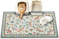 Cat Litter Mat, 35" x 23" Litter Mat, Traps 100% Cat Litter, Non-Slip Litter Box Trapping Mat, Cute Decor Mat, Easy Clean for Scatter Control, Waterproof Urine Protection by PPETDogSupplies