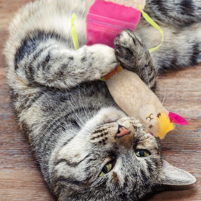 SmartyKat Leggy Llama Catnip Crinkly Plush Kicker Cat Toy, Soft Floppy Body for Wrestling & Bunny Kicks for Cats & Kittens - Image 8