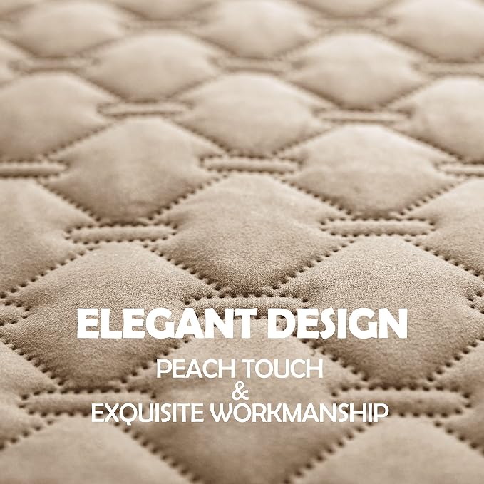 gogobunny 3X Stronger Waterproof Pet Blanket, Scratch Proof Furniture Protector for Dogs Cats, Reversible Cover 52x82 Inch, Dark Beige - Image 5