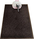 Cat Litter Mat Traps Litter from Litter Box XL Size 47"X36" Durable Trapping Rug, Non-Slip and Waterproof, Easy to Clean by PETUPPY