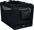 Amazon Basics Foldable Portable Soft Pet Dog Crate Carrier Kennel, 36 x 24 x 24 inches, Black by AmazonBasics