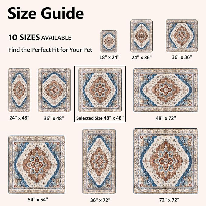 Washable Pee Pads for Dogs, Reusable Puppy Potty Training Pads, Ultra-Absorbent Thick Waterproof Leak-Proof Non-Slip Pads & Mat for Crate, Playpen, Floor, Whelping & Housebreaking , 2 Pack 48"x48" - Image 4