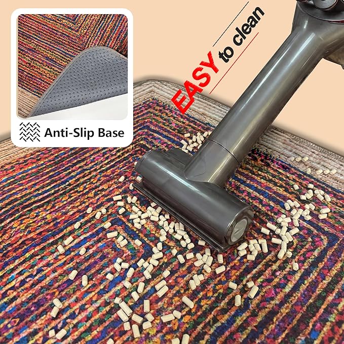 Cat Litter Mat 2 Pack, 24"x36" Litter Trapping Mats for Litter Box, Non-Slip, Super Absorbent & Urine Proof, Machine Washable, Reusable Pee Pads for Cats, Dogs, Rabbits and Guinea Pigs - Image 6