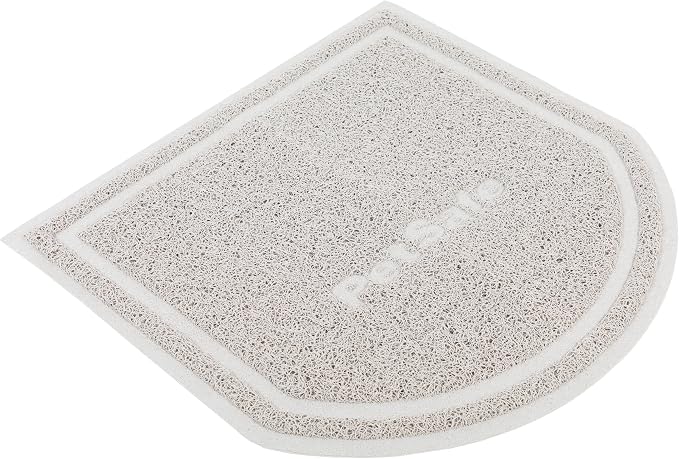 PetSafe Anti-Tracking Cat Litter Mat, Small | 20.5 x 19.7 in, Durable Mesh Trapping Mat for Crystal & Clay Clumping Cat Litter, Leakproof Double-Layer Backing, BPA-Free by PetSafe