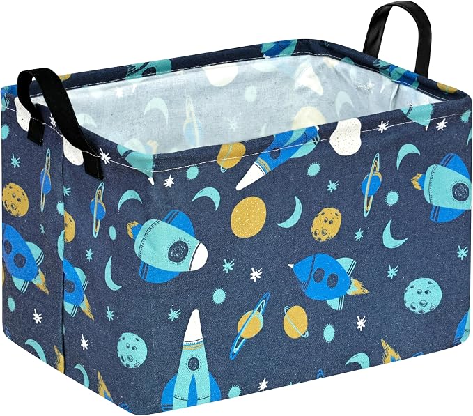 Baby Waterproof Storage Basket Toys Organizer Nursery Bins for Women Kids Hamper for Organizing Home/Dorm/Kitchen/Pet/Office/Closet/Shelf/Room Decor by Unknown