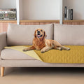 gogobunny Waterproof Blanket, Couch Covers for Dogs, Reversible Protector | 3X Stronger Leakproof, Scratch Proof Durable Furniture Protection, Stain Resistant, Washable, 30x70 Inch Dark/Light Yellow by gogobunny