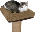 Kitty City Sisal Post Scratcher Perch Platform Attachment Accessory (Perch Platform Only) by KittyCity