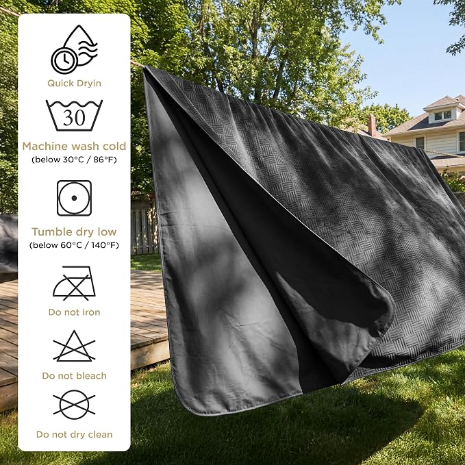 Bedsure Waterproof Bed Cover for Bed and Dogs Quick Drying, 82x102IN | Waterproof Blanket Washable for Large Dogs King Bed Cozy, Lightweight Furniture Protector for Pet Cat, Ash Grey - Image 5
