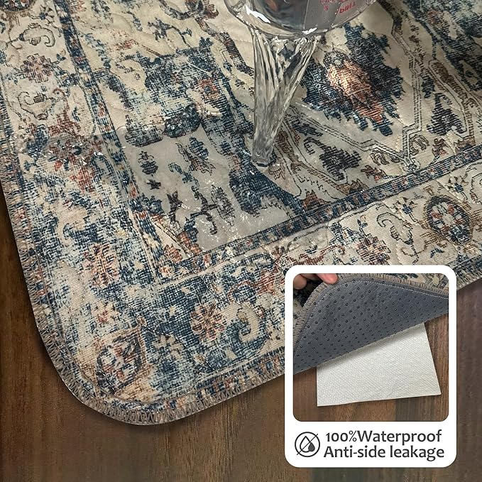 Washable Pee Pads for Dogs, Reusable Puppy Potty Training Pads, Ultra-Absorbent Thick Waterproof Leak-Proof Non-Slip Pads & Mat for Crate, Playpen, Floor, Whelping & Housebreaking , 2 Pack 48"x72" - Image 7