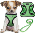 No Pull Dog Puppy Harness and Leash Set Reflective Mesh Vest Medium by YIMEIS
