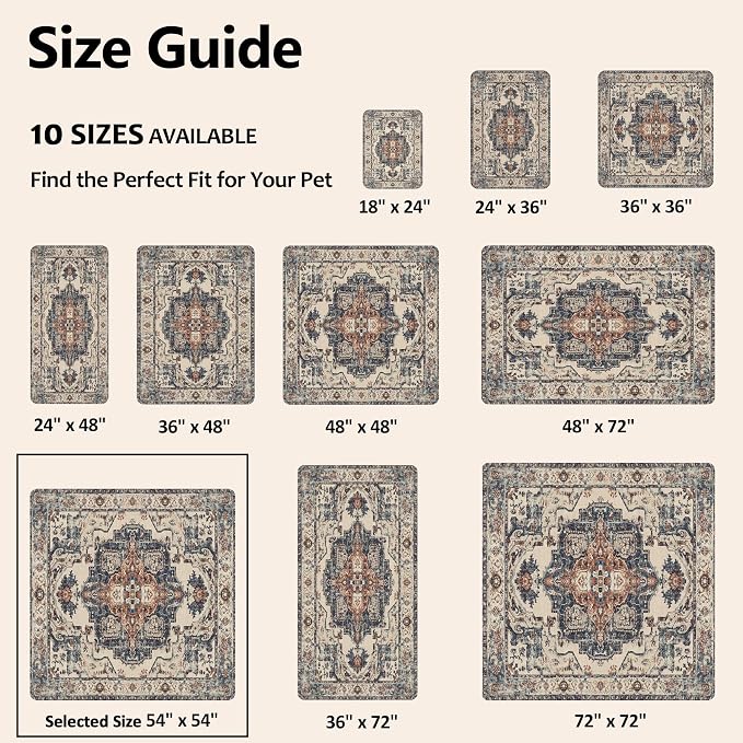 Washable Pee Pads for Dogs, Reusable Puppy Potty Training Pads, Ultra-Absorbent Thick Waterproof Leak-Proof Non-Slip Pads & Mat for Crate, Playpen, Floor, Whelping & Housebreaking , 2 Pack 54"x54" - Image 8