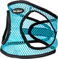 Bark Appeal Teal Netted Step-in Dog Harness for Extra Small Sized Pets – Updated Sizing, Remeasuring is Essential – Soft Netted Mesh – Anti-Choke with Adjustable Strap & Heavy Duty Clip – XS by BarkAppeal