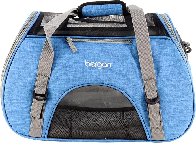Coastal Pet - Bergan - Comfort Carrier - Heather Bermuda (19 x 10 x 13 Inches) by Bergan+by+Coastal+Pet