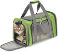 Mr. Pen- Pet Carrier, 17.5" x 11.2" x 11.5", Medium Size, Green | Portable Travel Carrier for Small Pets, Cats & Small Dogs, Breathable Mesh, Safety Inner Leash by MrPen