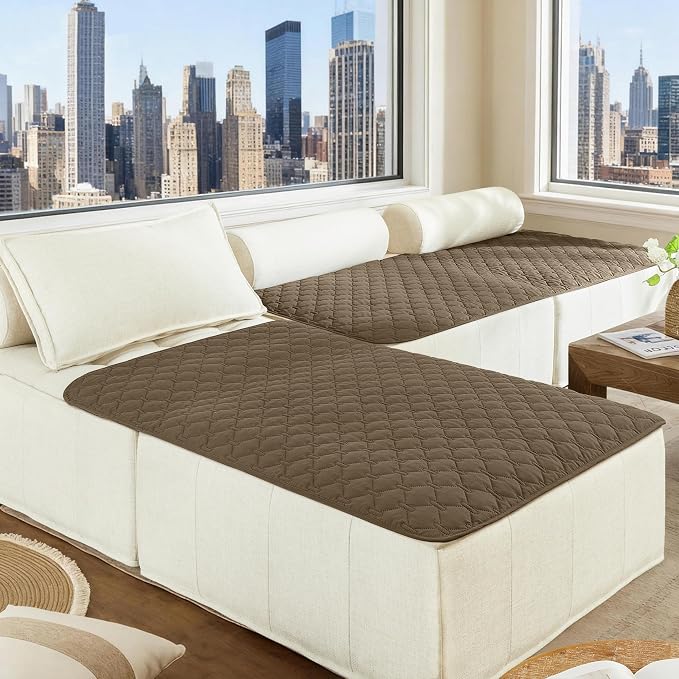 gogobunny 100% Double Sided Waterproof Dog Blanket Soft Pet Bed Cover Reversible Protect Furniture Couch Sofa Car for Puppy Cat Kids (Dark Walnut/Light Walnut, 40x50 Inch (Pack of 1)) - Image 4
