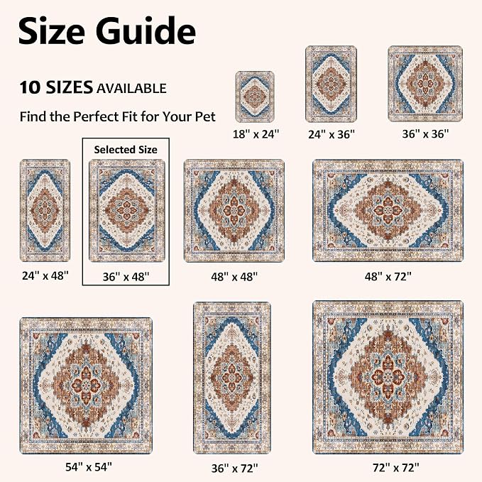 Washable Pee Pads for Dogs, Reusable Puppy Potty Training Pads, Ultra-Absorbent Thick Waterproof Leak-Proof Non-Slip Pads & Mat for Crate, Playpen, Floor, Whelping & Housebreaking , 2 Pack 36"x48" - Image 4