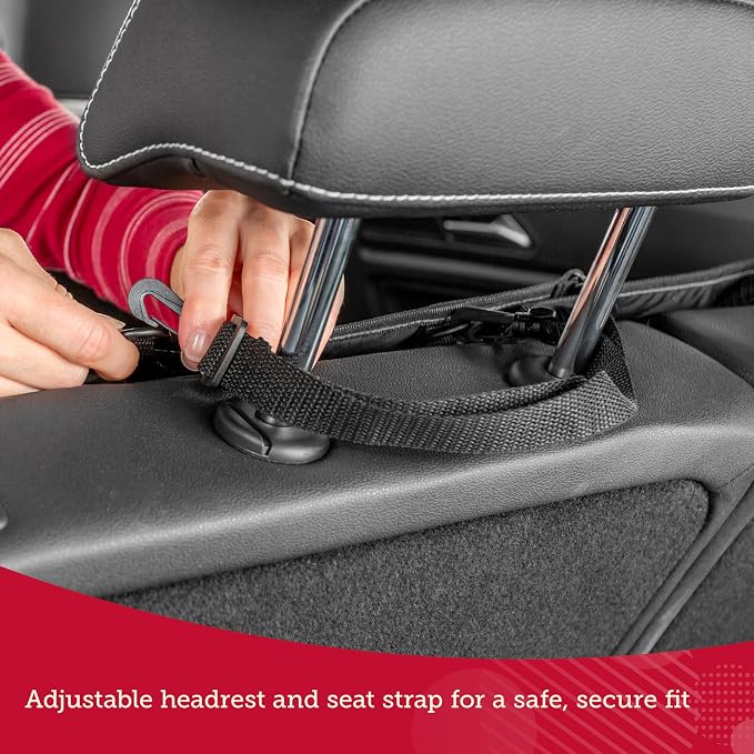 Lusso Gear Car Seat Cover & Protector for Dogs - Non-Slip Waterproof Seat Covers for Trucks & Cars - Universal Fit Dog Backseat Protector - Machine-Washable Pet Travel Accessories - Gray, Large - Image 8