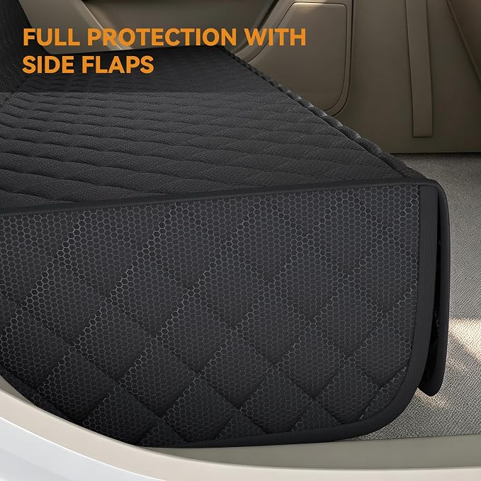 PETICON Waterproof Pet Bench Seat Covers for Midsize & Large SUVs | Toyota Tacoma/Jeep Grand Cherokee/Ford Explorer/Ranger/Chevrolet Colorado, Scratchproof Nonslip Durable Rear Seat Cover - Image 9