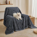 MYSKY HOME Oversized Armchair Couch Cover for 1 Cushion Couch, Washable Sofa Protector, Chair Couch Covers Sofa Covers Sofa Throws Sofa Slipcovers Futon Cover for Pet, Kid, 71"X91", Navy by MYSKYHOME