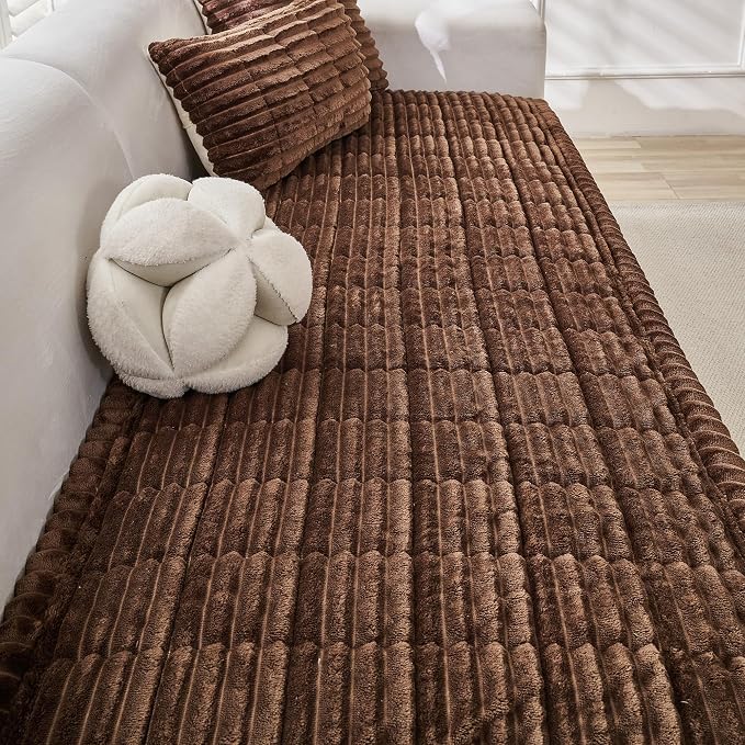 Mivnue Couch Cover for Dogs, Washable Non Slip Pet Sofa Furniture Protector | Thick Flannel & Anti-Slip Backing, Protect Couch Cover from Pet Hair, Dirt & Messes for Leather & Fabric Sofa and Loveseat - Image 5
