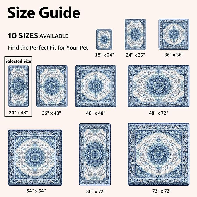 Washable Guinea Pig Pee Pads,Reusable Guinea Pig Cage Liner 2 Pack | Waterproof, Leak-Proof, Absorbent & Non-Slip, 24"x48" Bedding Potty Training Mat for Small Animal Rabbit Bunny Hamster Rat - Image 4