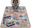 Hompet Cat Litter Mat 2 Pack, 48x72 Large Machine Washable Trapping Mats for Cats, Super Absorbent & Urine-Proof Cat Litter Box Mat for Floor, Waterproof & Non Slip Kitty Litter Rug by Hompet